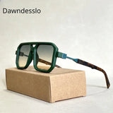 Vintage Oval Sunglasses – UV400 Sun Protection for Women