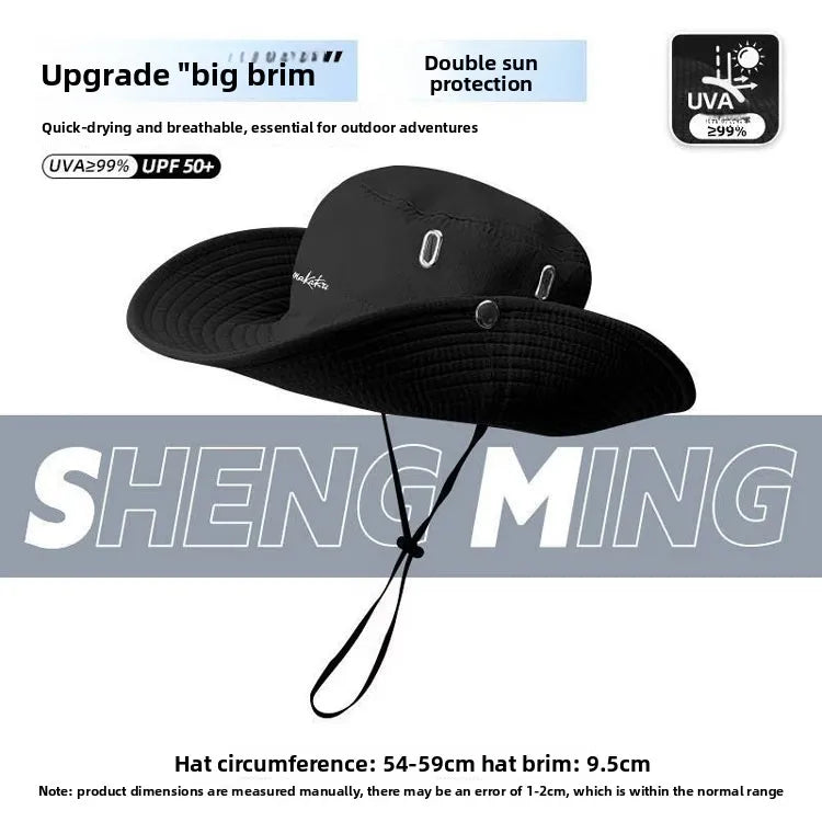 UPF 50+ Sun Cap with Neck & Face Cover | Quick-Dry