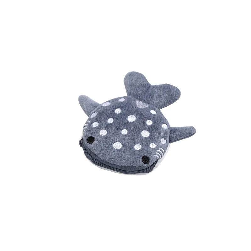 Shark Plush Coin Purse & Keychain