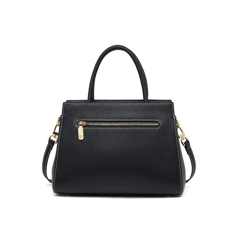 ZOOLER Hot 100% Genuine Leather Women's Handbags Cover Lock Shoulder Messenger Bags Super Soft Skin Ladies Purses Winter#YC356