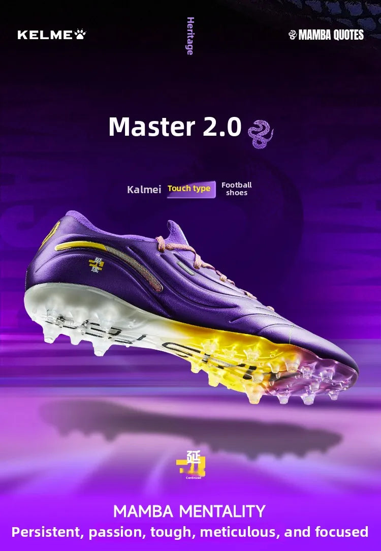 Kelme Men's Professional Match Football Shoes Indoor Anti Slip Football Shoes Mg Short Nail Outdoor Lawn Football Boots