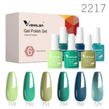VENALISA 6pcs/kit Autumn Color Collection Fall Nails Brown Earth Gel Nail Polish TPO FREE Soak Off UV LED Semi Permanent Gel Set