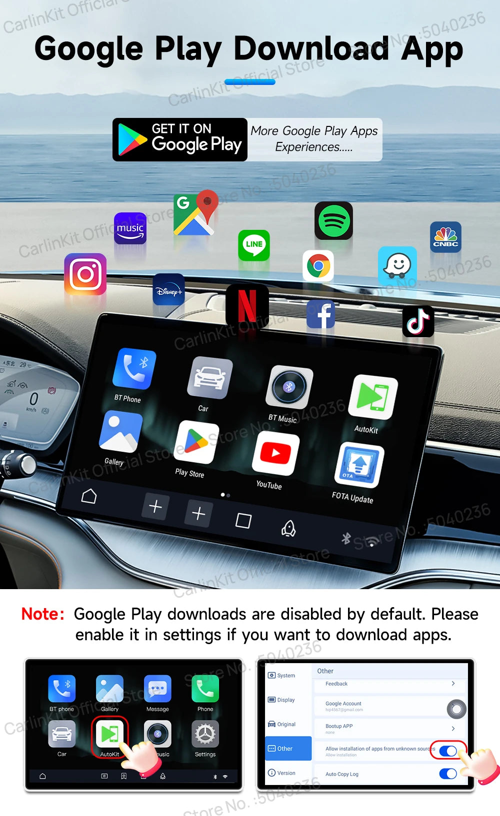 Carlinkit 5-in-1 Wireless CarPlay & Android Auto AI Box