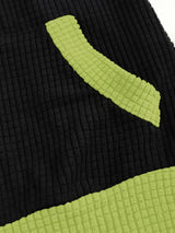 Women's Cat Ear Colorblock Zip-Up Hoodie