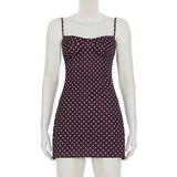 Y2K Polka Dot Mini Dress