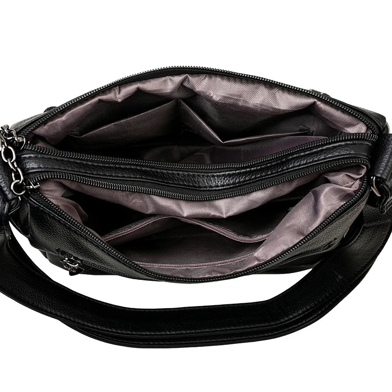 Fashion Women's Brand Trendy Shoulder Bag Leather Crossbody Bag High Quality Women Tote Bags 2024 Large Capacity Female Handbags