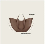 Luxury Wing Tote Bucket Bag – Large Capacity Y2K Pleated Handbag
