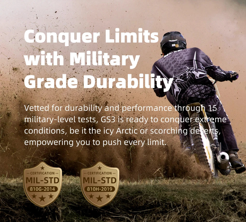 Black Shark GS3 Smartwatch | AMOLED GPS Military-Grade