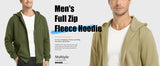 TACVASEN Men's Fleece-Lined Zip-Up Hoodie