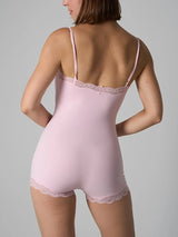 Lace Patchwork Fitness Bodysuit