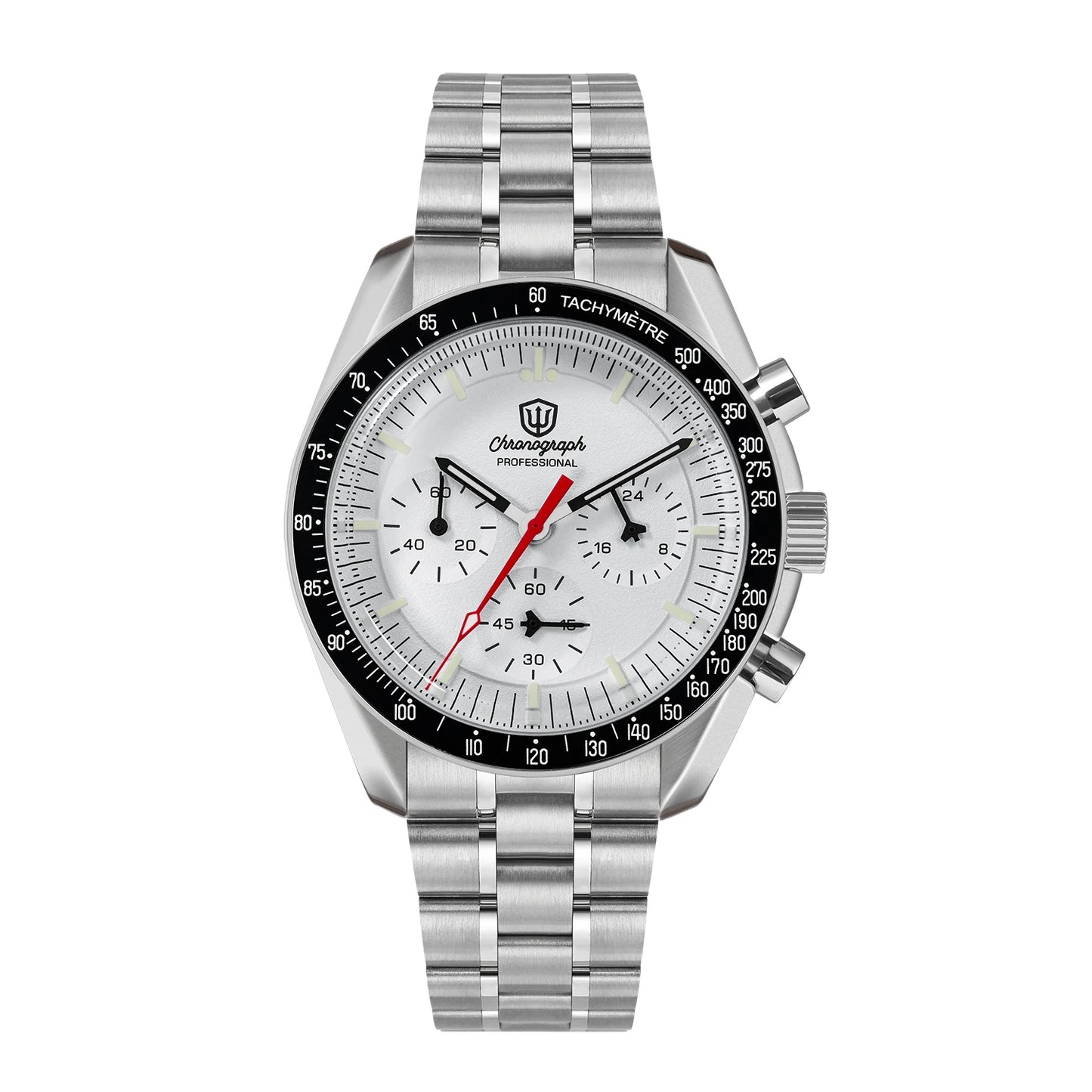 Watchdives New Wd1863 Quartz Men Watch VK63 Chronograph Bubble Sapphire Waterproof 39Mm Steel Top Brand Luxury Business Watch