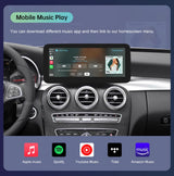 Mercedes Benz W205 GLC CarPlay & Android Auto Screen
