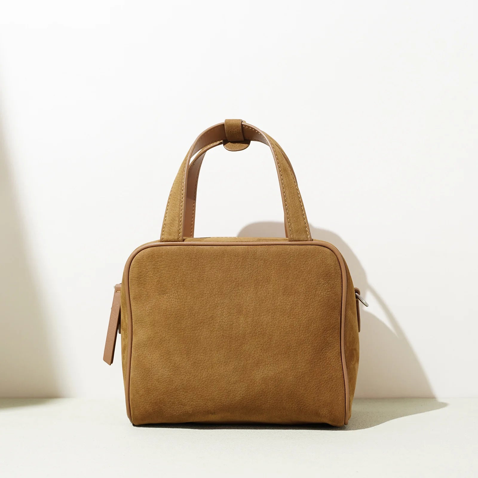 2025 New Suede Leather Crossbody Bag Unique Design Shoulder Pack Women Work Commuting Handbag Urban Beauty Box Tote Messenger