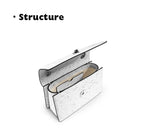 Luxury Mini Crossbody Bag with Chain Strap Women Small Square Shoulder Bag 2026 New Fashion - Bafelli