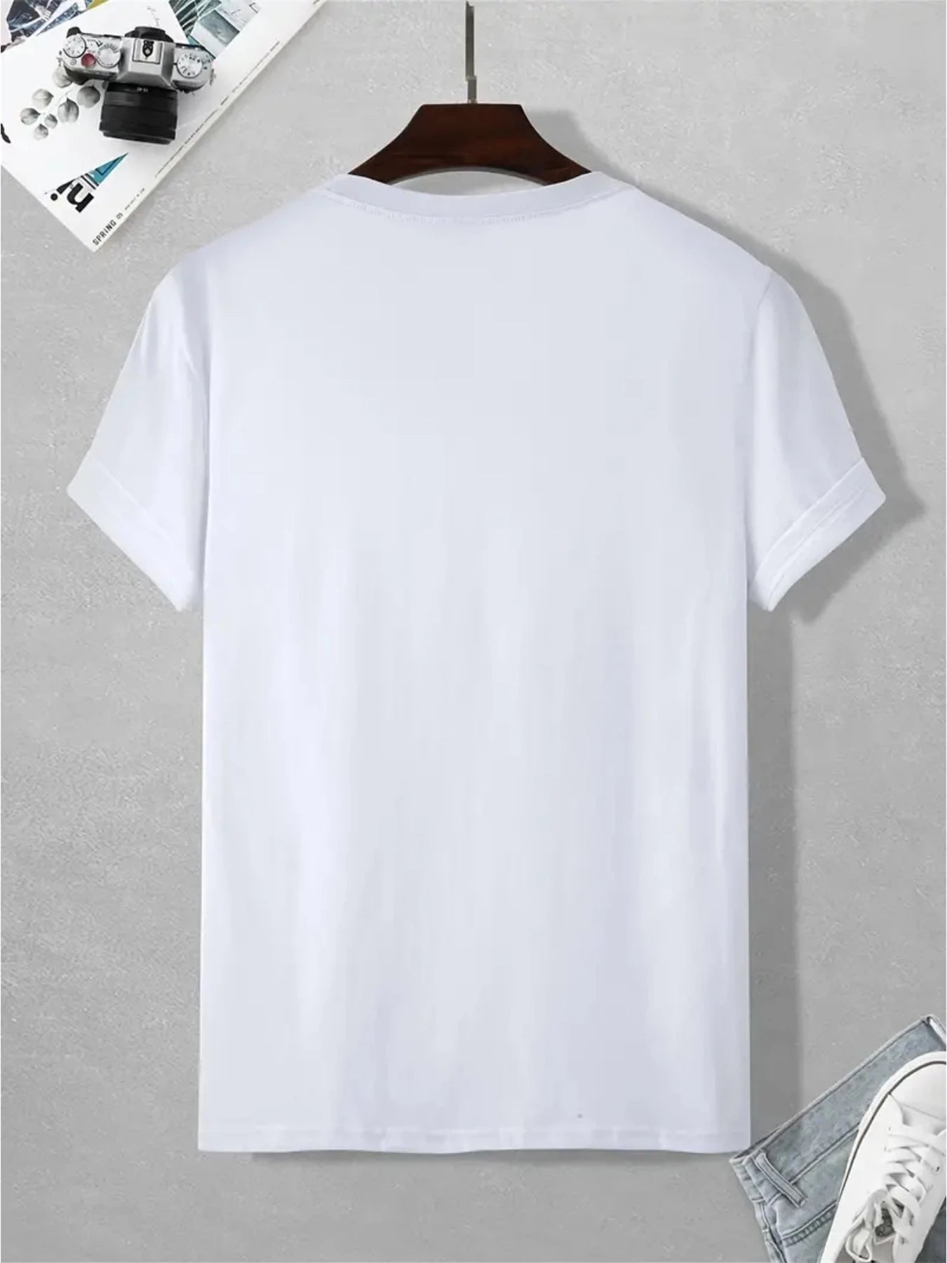 Men’s Paris Print Oversized Cotton Tee