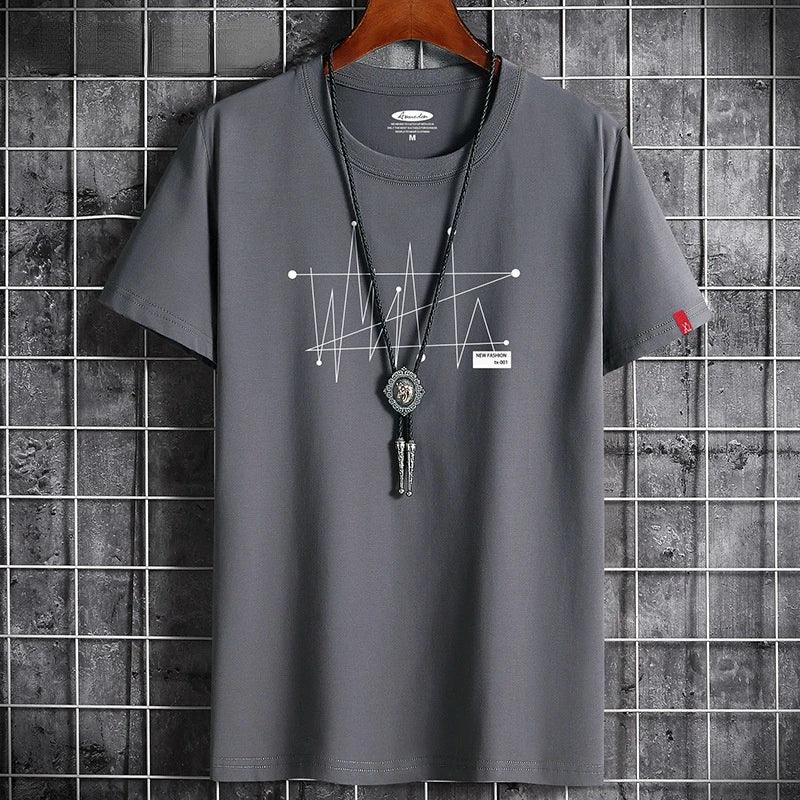Oversized Manga Graphic Cotton Tee