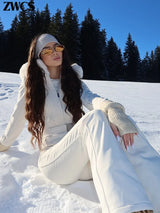 Women’s All-Weather Hooded Ski Jumpsuit