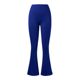 V-Back High-Waisted Flare Leggings