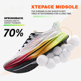 Xtep Men's Running Shoes 2000km 3.0 2025 Spring Lightweight Cushioned Wear-Resistant Training Jogging Sneakers 875119110032
