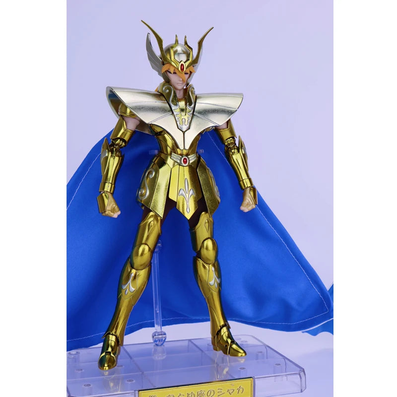 MST Saint Seiya Myth Cloth Aquarius Camus Leo Aiolia Capricorn Shura Gemini Saga Kanon Plus 3.0 Gold Knights of Zodiac Figure