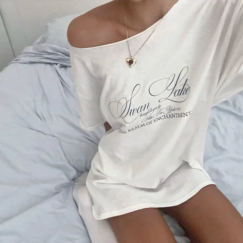 Casual Relaxed Graphic Tee | Chic Summer Streetwear