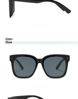 Polarized Clip-On Sunglasses for Glasses Wearers, Fashion Square Over Glasses Myopia Sunglasses, UV400 Protection for Driving, Fishing & Outdoor Use