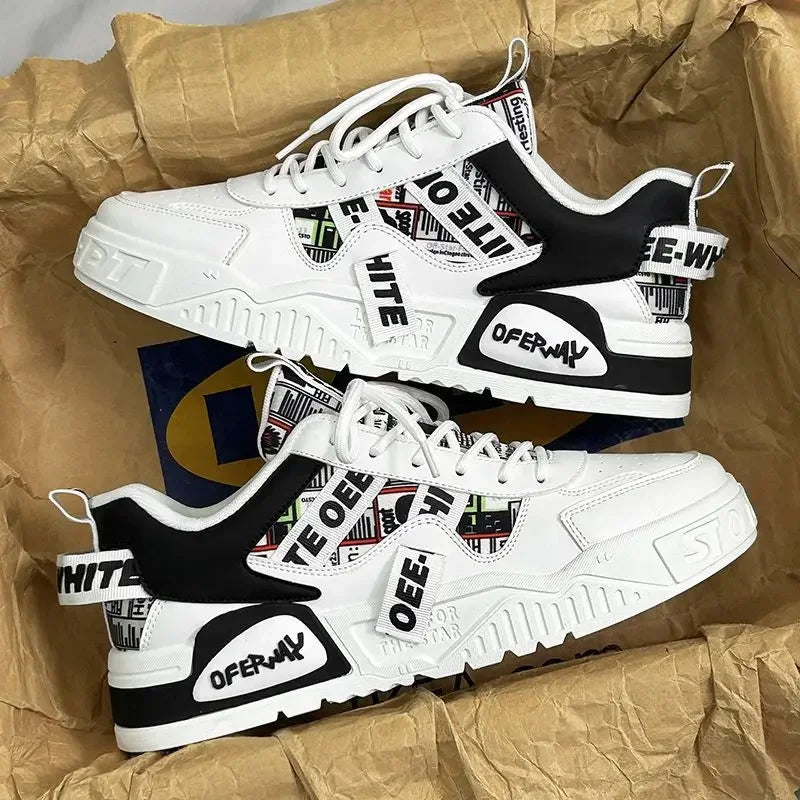 Men’s Premium Leather Skate & Sports Sneakers