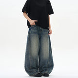 Men's Vintage Wide-Leg Denim Jeans | Relaxed Streetwear Fit