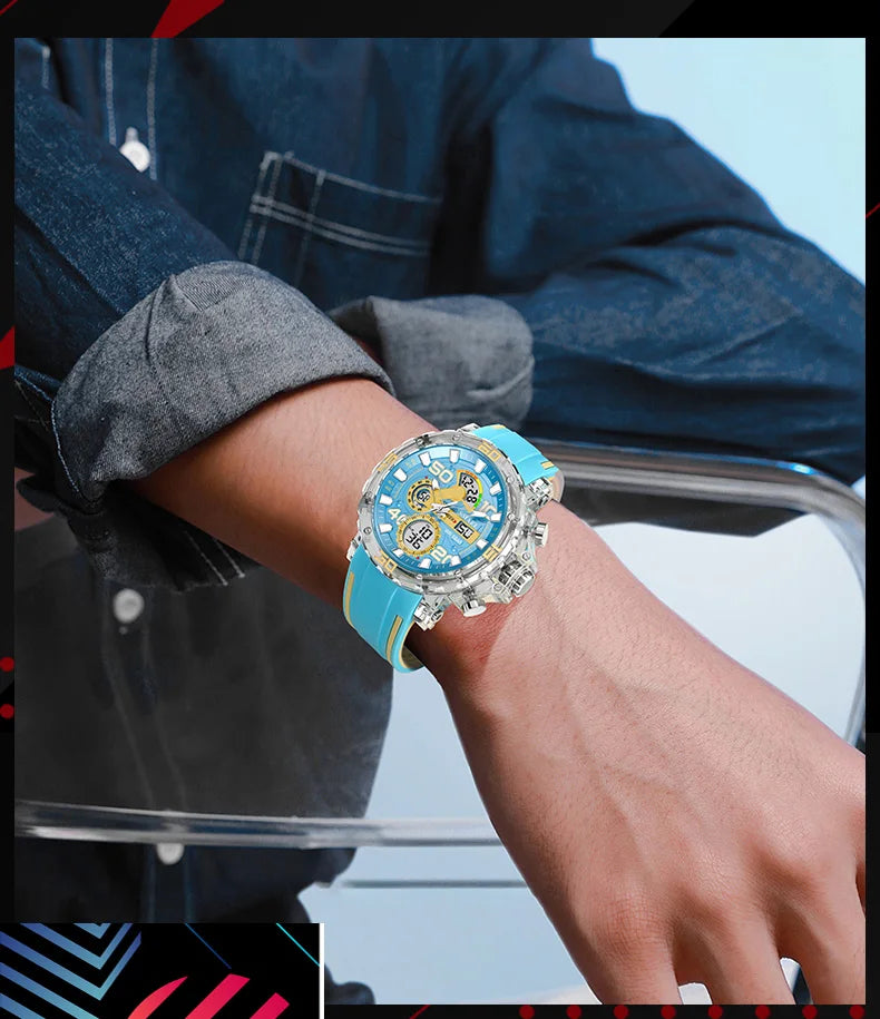 SMAEL 8136 Men's Sport Watch – 50M Water Resistant