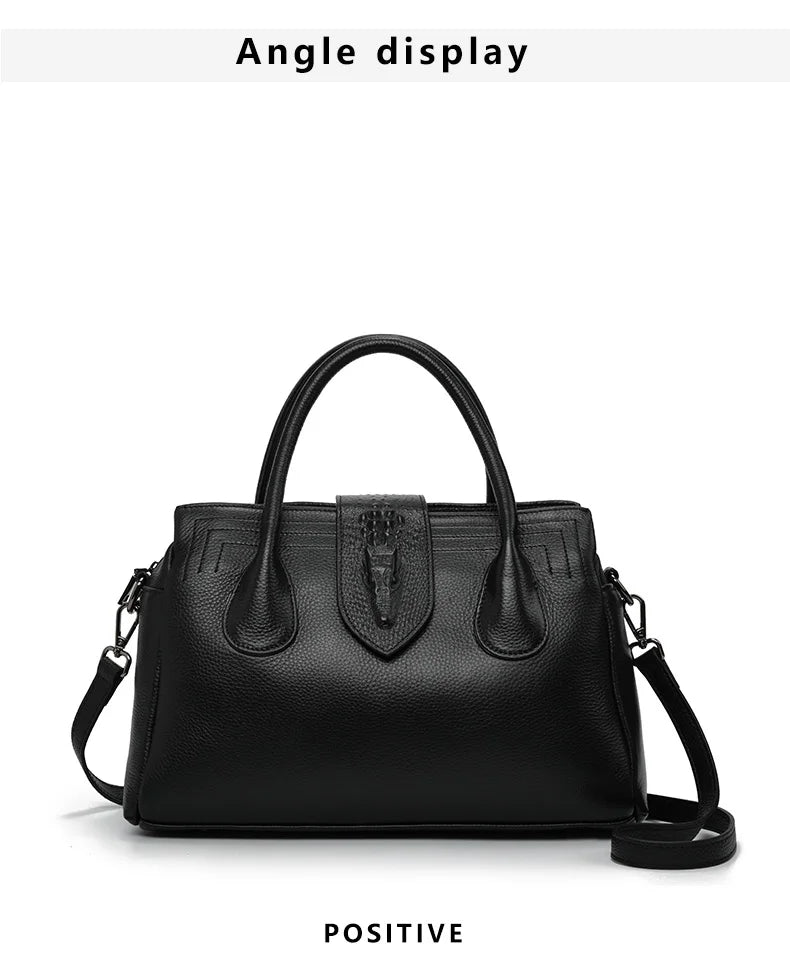 Aidanni Genuine Leather Women's Bag 2026 New Versatile Shoulder & Crossbody Bag, Fashion Ladies Handbag for Elegant Women