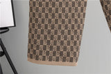 Elegant 3-Piece Geometric Knit Set – USA Made Quality