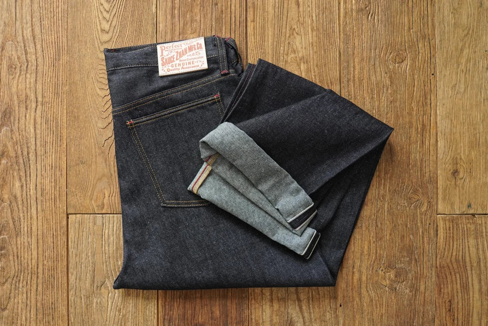 SauceZhan 344XX High-Rise Relaxed Selvedge Denim Jeans