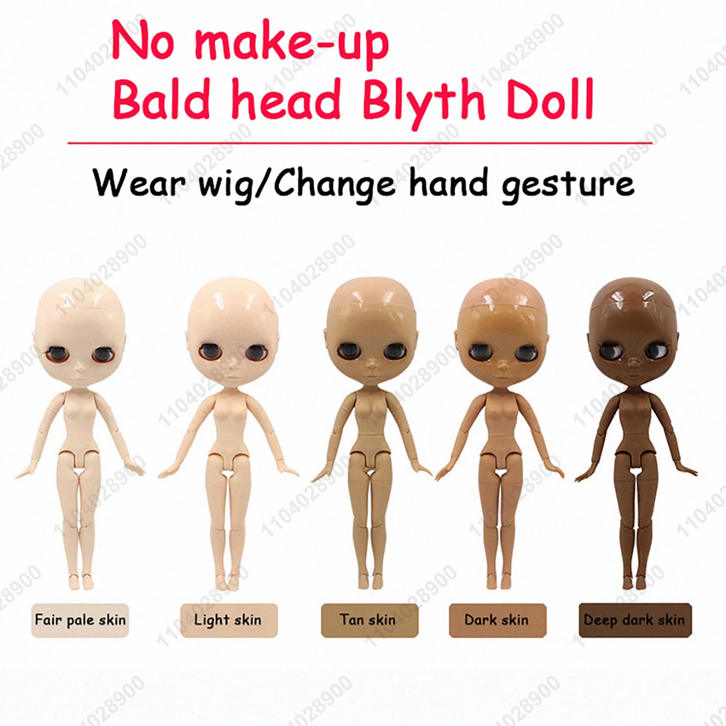 ICY DBS Blyth BJD Doll 30cm | 19-Joint 1/6 Scale | DIY Collector Doll