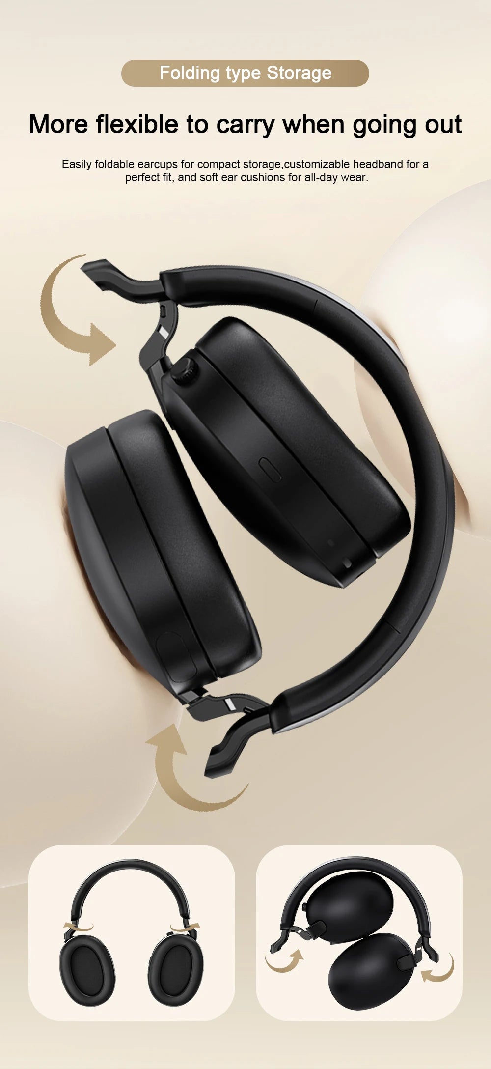 AULA New A500 Wireless Head-mounted Headphone 2.4G/Bluetooth/Wired Nolse Reduction Headsets E-sports Gaming Earphones with Mic