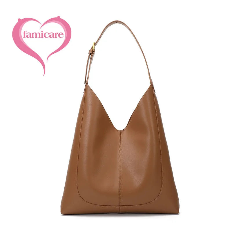 Wholesale Women Suede Bag Female Retro Frosted Cowhide Split Leather Armpit Shoulder Bag Lady Handbag Trendy Crossbody Messenger