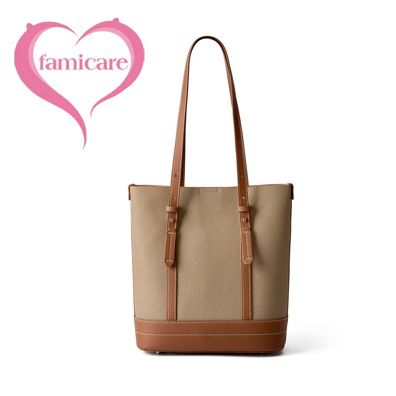 Oversized Suede Leather Briefcase Spacious Handheld Shoulder Crossbody Bag Women Slouchy Commuting Premium Light Luxury Handbag