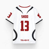 Mens Anime Jersey Blue Lock Sae Itoshi Role Playing 3d Print T-shirt Men Women Fashion Oversized Short Sleeve T shirt Breathable