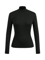 2-Piece Women's High-Neck Brushed Thermal T-Shirt Set - Made in USA