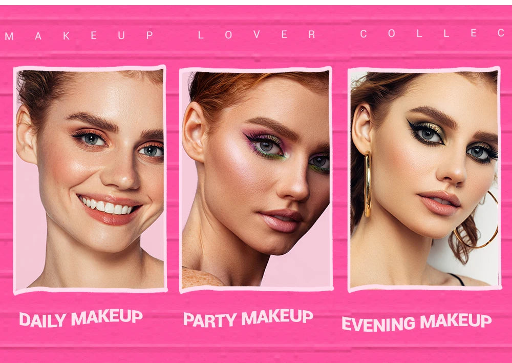 Jessup Pink Makeup Brushes Set 14pcs Make up Brushes Premium Vegan Foundation Blush Eyeshadow liner Powder Blending Brush,T495