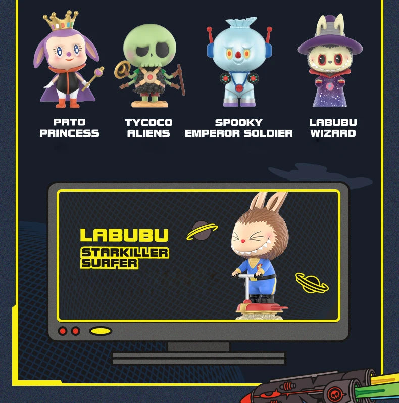 POP MART Labubu Elf Universe Adventure Series Blind Box Toys Guess Bag Mystery Box Mistery Caixa Action Figure Surpresa Model