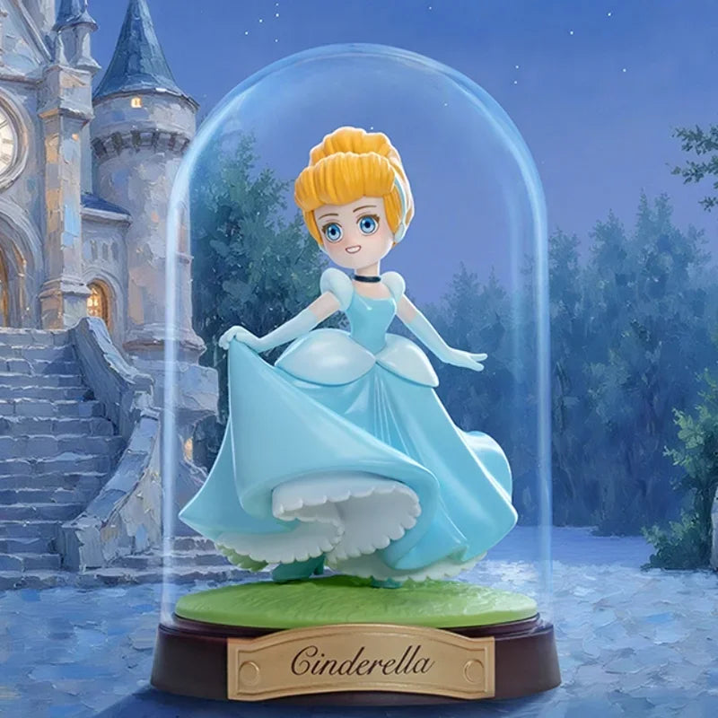 POP MART Disney PRINCESS Create Your World Series Blind Box Surprise Mystery Box Anime Action Figurines Home Decor Desktop Model