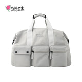 Flower Princess Traveler's Short Distance Travel Bag Crossbody Large Capacity Multi Layer Fashion Luggage Bag for Men and Women