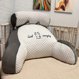Ergonomic Reading Pillow with Adjustable Back Support,Soft Lumbar Support for Bed,Sofa, Chair,Breathable Polyester Fabric