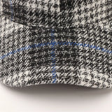 Unisex Checkered Baseball Cap with Adjustable Strap