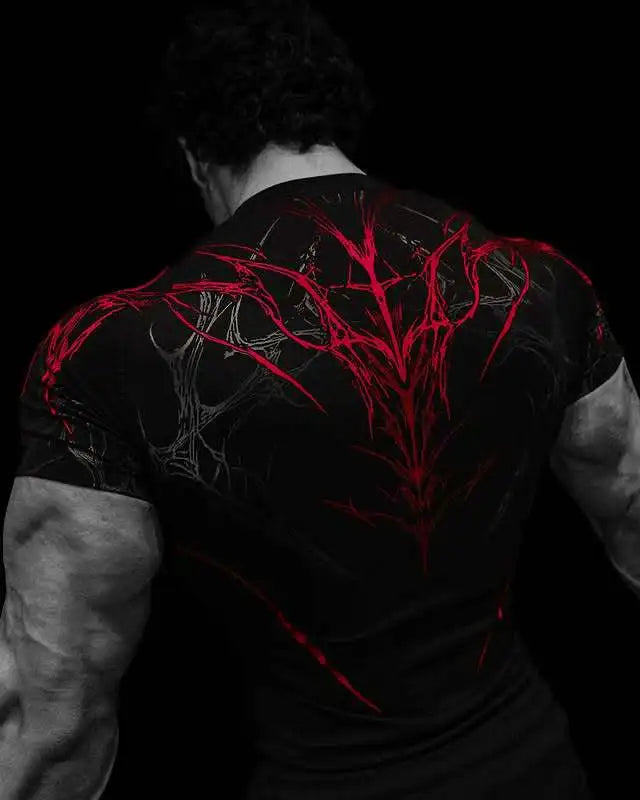 2026 New Men's Gym Compression Shirt Quick Dry Muscle Training Tee High Stretch Athletic Top for Men Summer GYM T-shirt Men's
