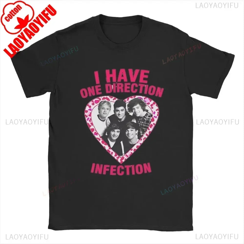 One Direction Cotton Graphic T-Shirt for Men & Women