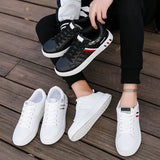 2026 Mens Casual Sneakers New Fashion Lace-up White Shoes Student Comfort Sports Plus Size Vulcanized Shoes Zapatillas De Hombre