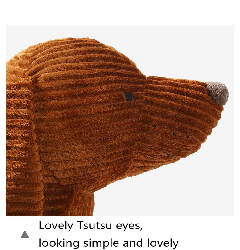 Dachshund Dog Plush Hug Pillow Soft Durable Stuffed Throw Cushion Animals Pillow for Sofa Home Decoration Gifts for Kids(47in)