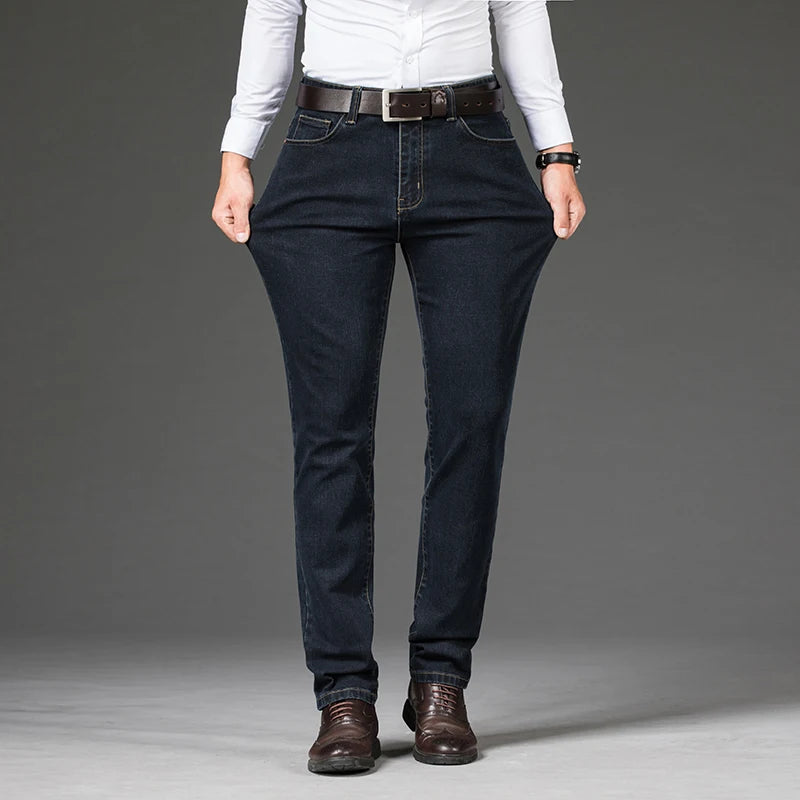 Men's Straight-Leg Stretch Jeans | Plus Sizes