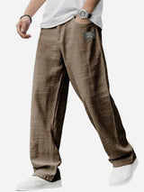 Men's Loose Fit Cotton Straight-Leg Pants